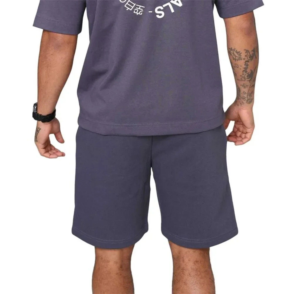 Blank Essentials Mens Fleece Circle Sweat Shorts / Thunder Grey